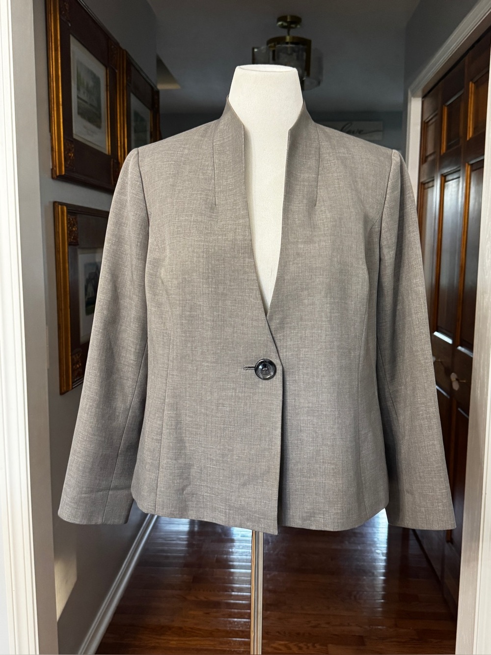 Jones Studio Separates Gray Suit Jacket Blazer‎ Women’s 14W Career Office Work